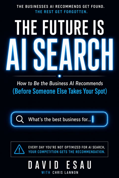 The Future is AI Search by David Esau with Chris Lannon, book cover